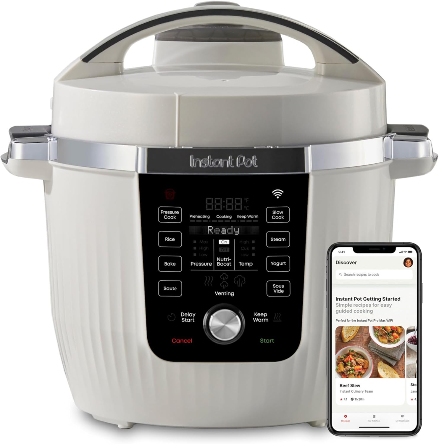 6-Quart Smart Electric Cooking Pot 6-Quart Smart Electric Cooking Pot