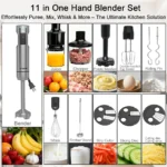 Stainless Steel Immersion Blender Kit