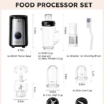 350W Blender and Food Processor Set