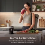 700W Black Personal Blender with Auto-Program