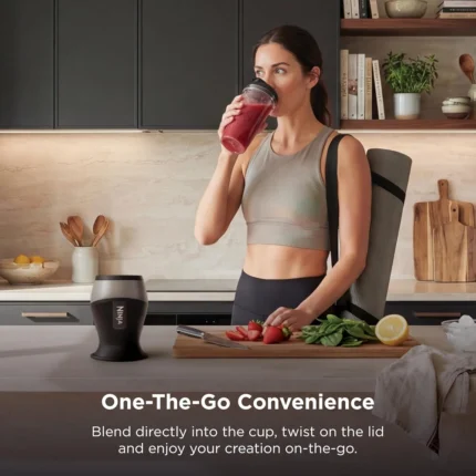 700W Black Personal Blender with Auto-Program