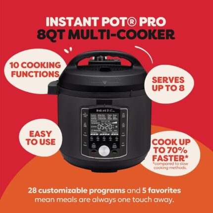 8-Quart 10-in-1 Smart Multi-Cooker