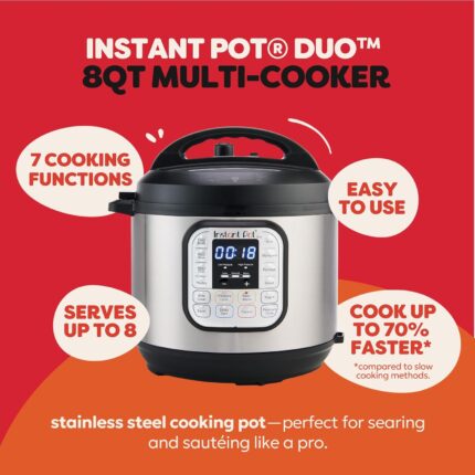 8-Quart 7-in-1 Multi-Cooker