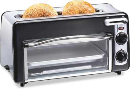 Black & Silver Toaster Oven