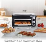 Black & Silver Toaster Oven