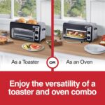 Black & Silver Toaster Oven
