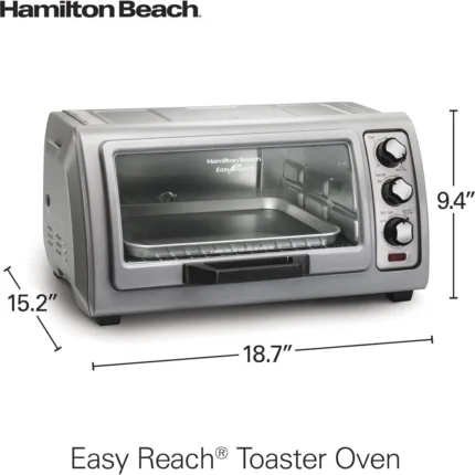 Roll-Top Door Toaster Oven